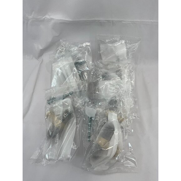 Haliwu Black and Gold Cabinet Knobs, 8 Pack 2 inch Single Hole With Screws - Picture 7 of 9